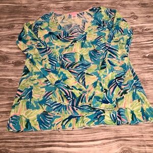 Lilly Pulitzer Linen Sweater Large